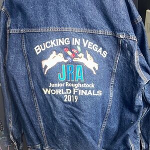 Bucking in Vegas JRA World Finals 2019 Denim Jacket